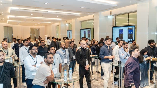 Senior technology leaders at an MG gathering in Dubai