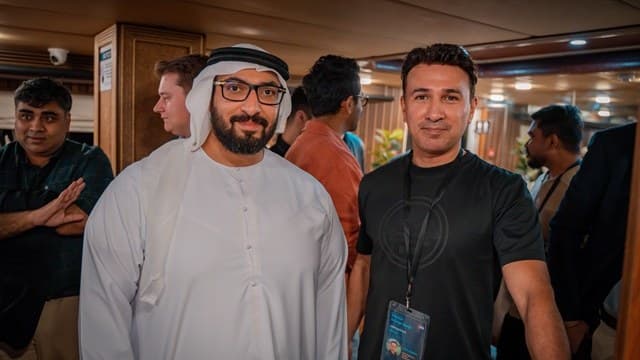 Senior technology leaders at an MG gathering in Dubai
