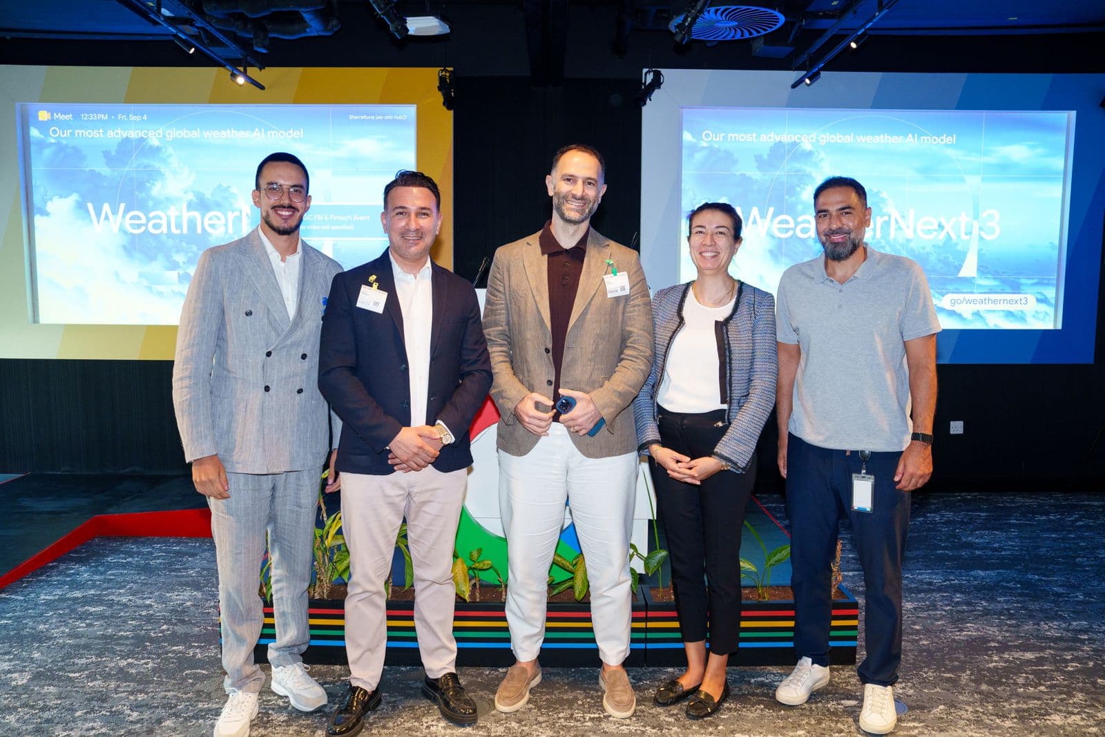 Senior technology leaders at an MG gathering in Dubai
