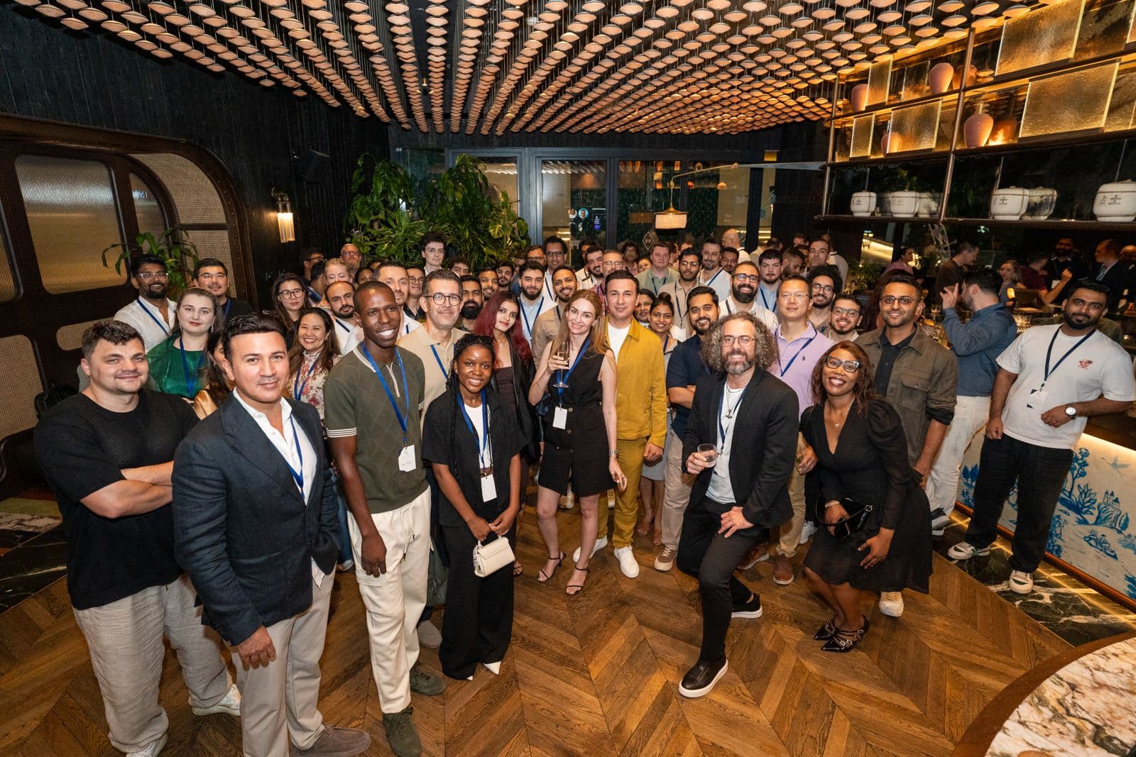 Senior technology leaders at an MG gathering in Dubai